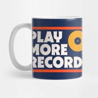 Play More Records // Music Lover // Vinyl Junkie // Record Collector Mug